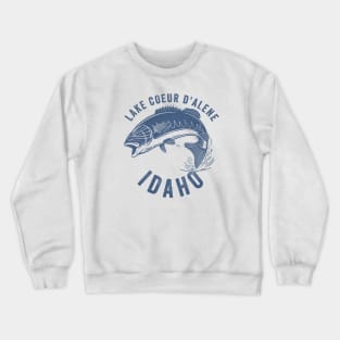 Lake Coeur d'Alene Idaho Crewneck Sweatshirt